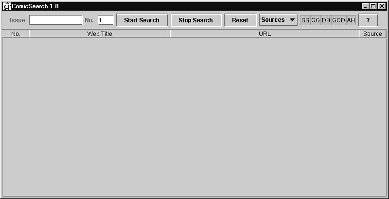 ComicSearch GUI